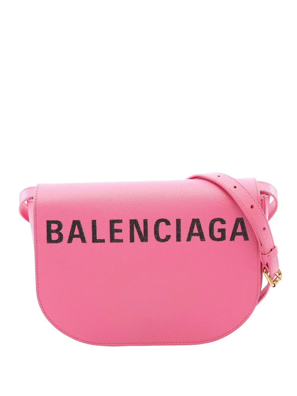 Balenciaga Pre-Owned 2010-2026 Grained Calfskin Logo Ville Day XS crossbody bag - Rosa
