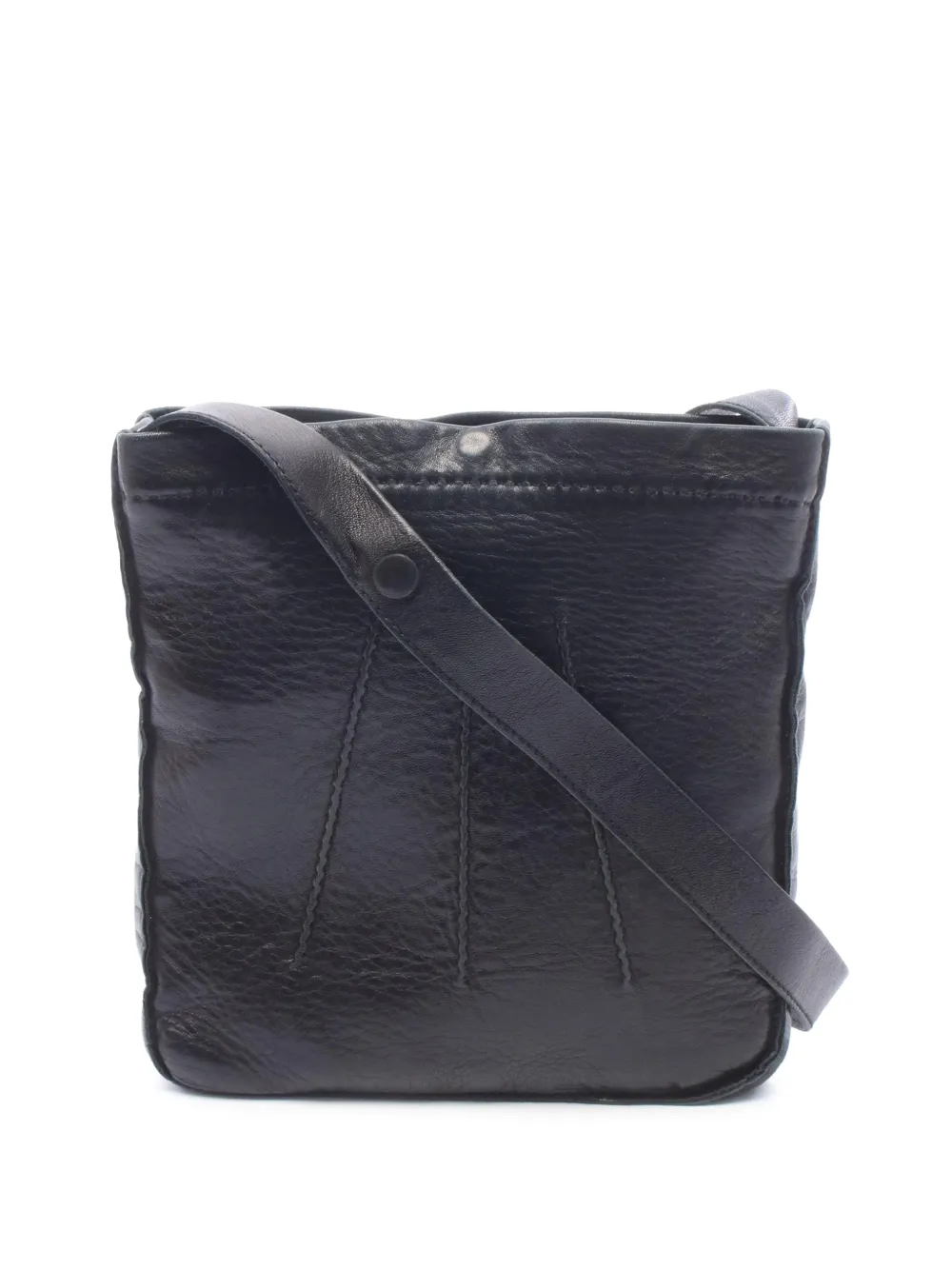 Hermès Pre-Owned 1990-2010 Leather Toudou crossbody bag - Schwarz
