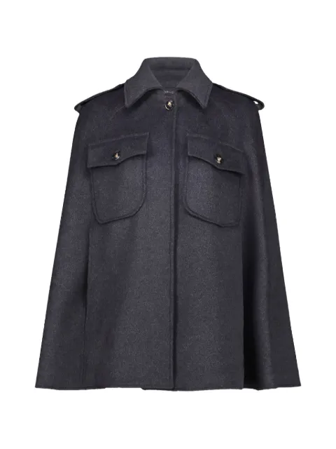 DRHOPE button-up wool cape
