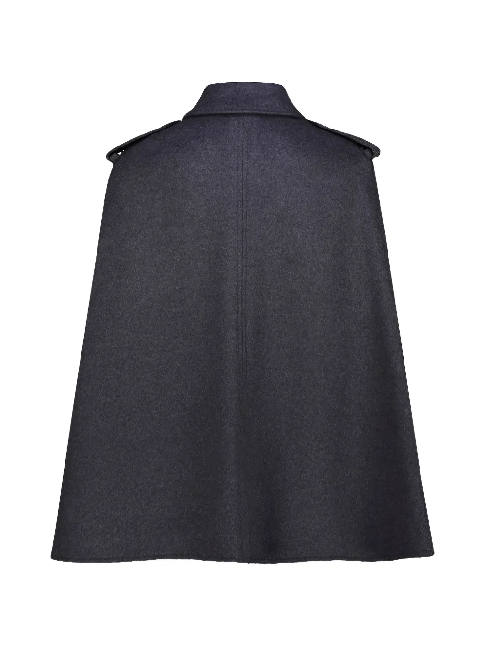 DRHOPE Wollen cape met knopen Grijs