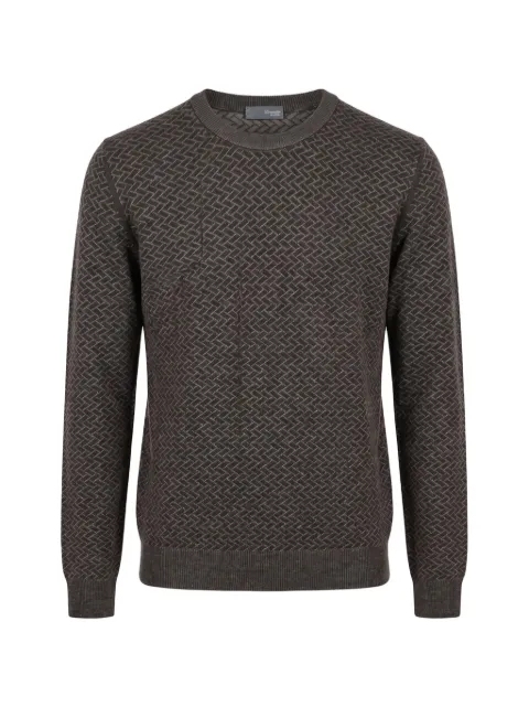 Drumohr Pullover mit geometrischem Muster