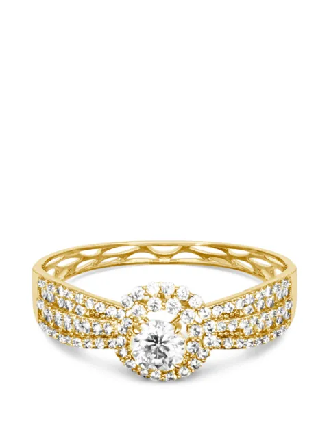 HZMER JEWELLERY Sitara crystal-embellished cuff bracelet