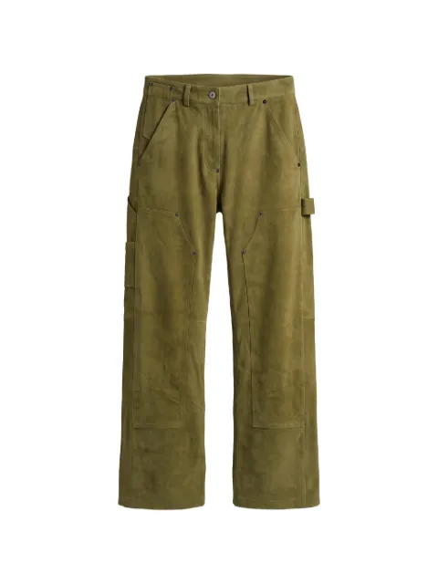Halfboy Worker suede panelled cargo pants