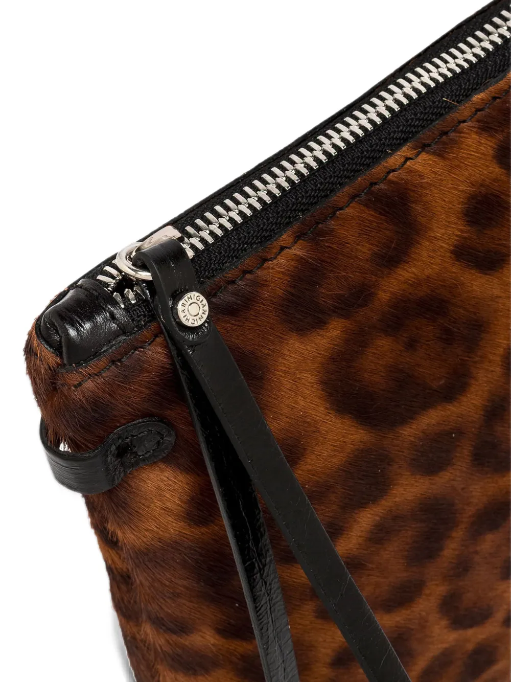 GIANNI CHIARINI Hermy leopard-print crossbody bag Bruin