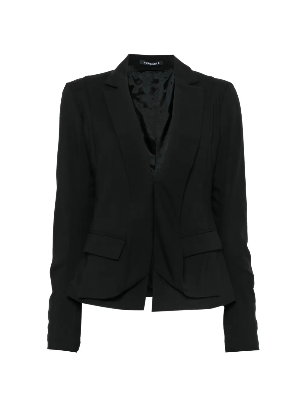 Rundholz draped lapels blazer - Black