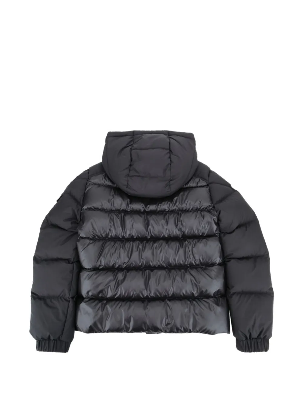 Moncler Enfant Hyoseris hooded puffer jacket Zwart