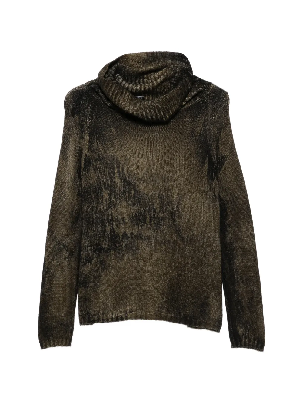 Avant Toi cowl-neck sweater Groen