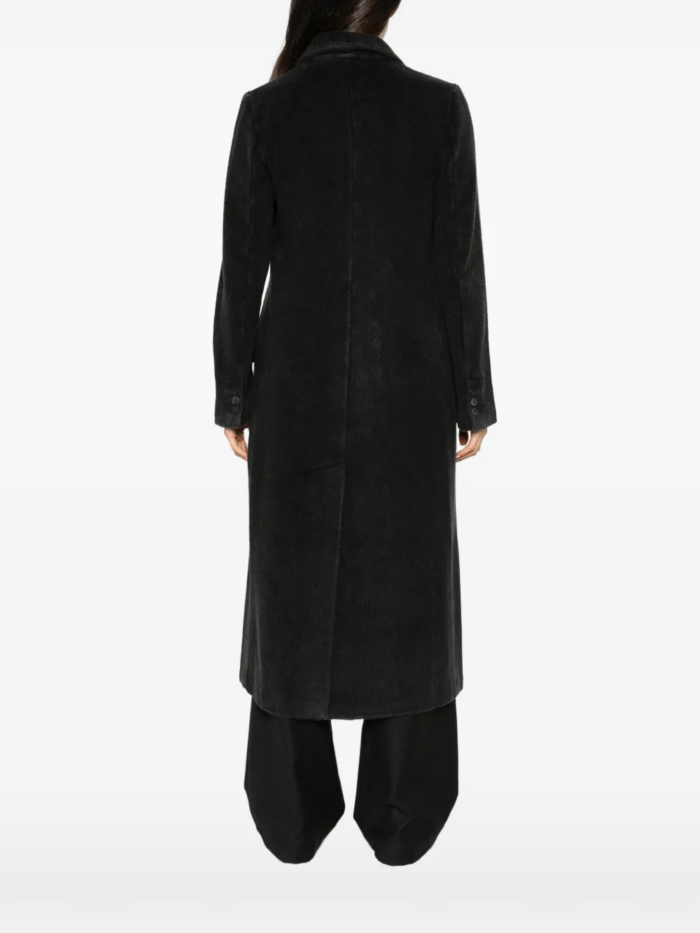 Avant Toi single-breasted notched-lapels coat Grijs