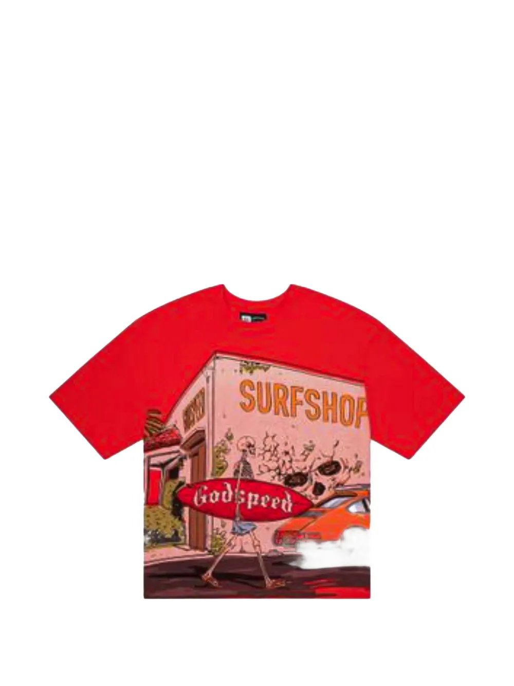 GODSPEED Surf Shop graphic-print T-shirt - Rot