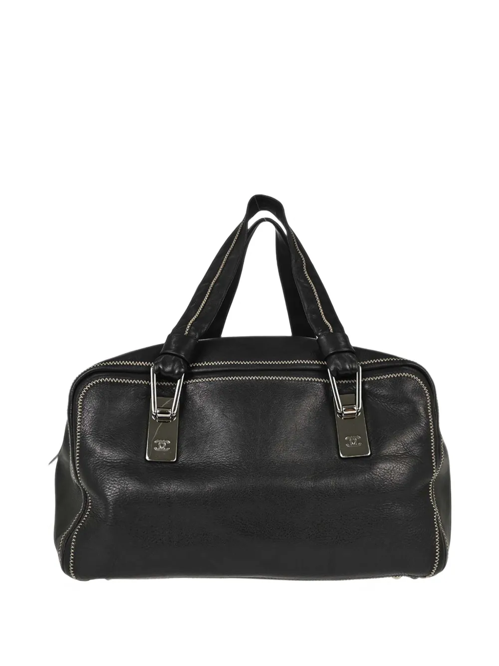 CHANEL Pre-Owned 2003-2004 CC Bowler tote bag - Schwarz