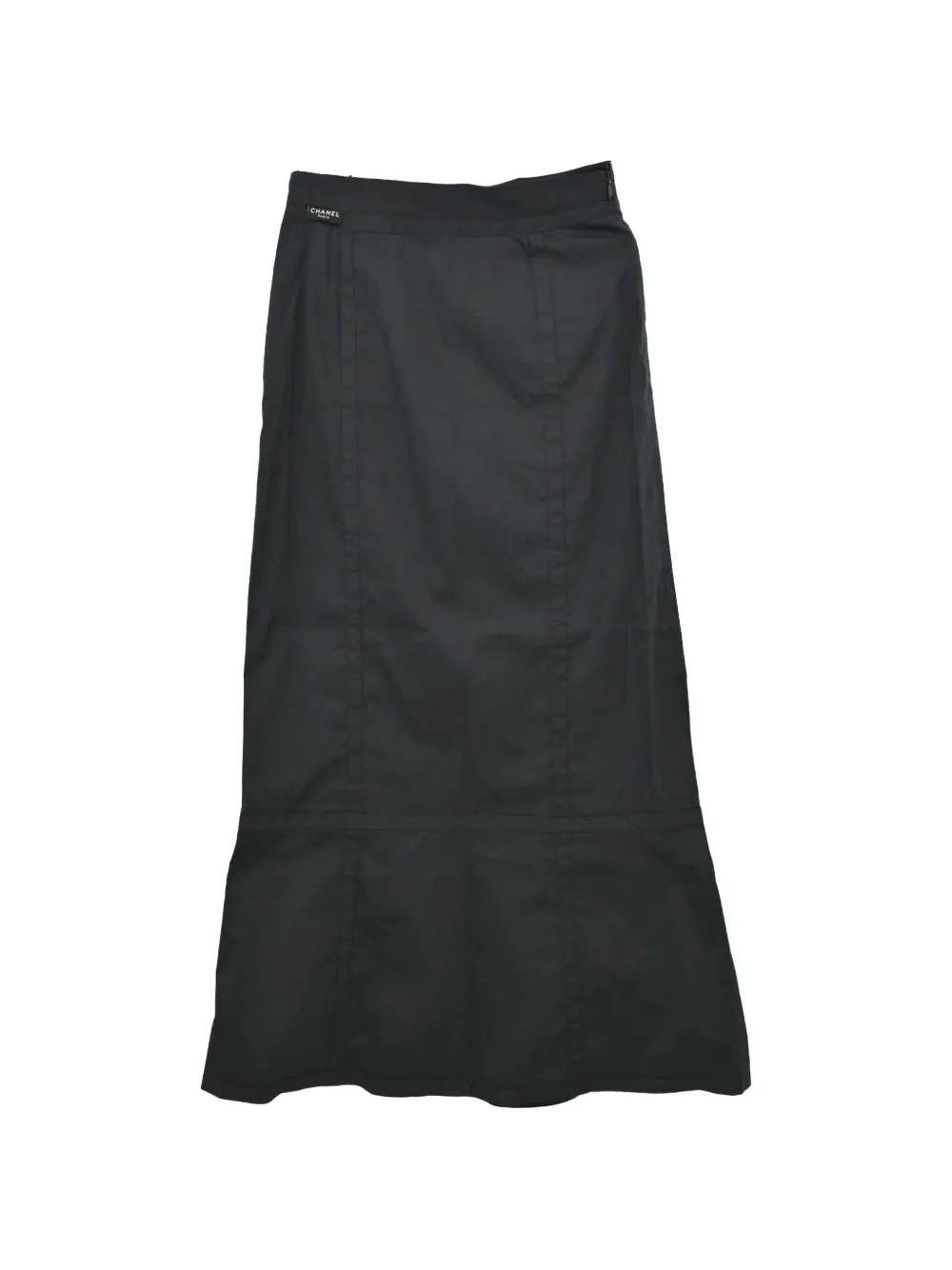 CHANEL Pre-Owned 1999 panelled long skirt - Schwarz