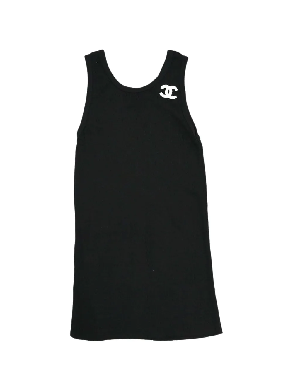CHANEL Pre-Owned CC Interlocking tank top - Schwarz