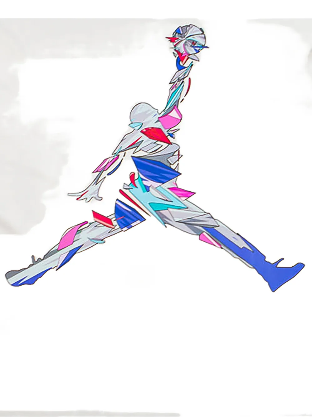 Jordan Brooklyn graphic-print T-shirt Wit