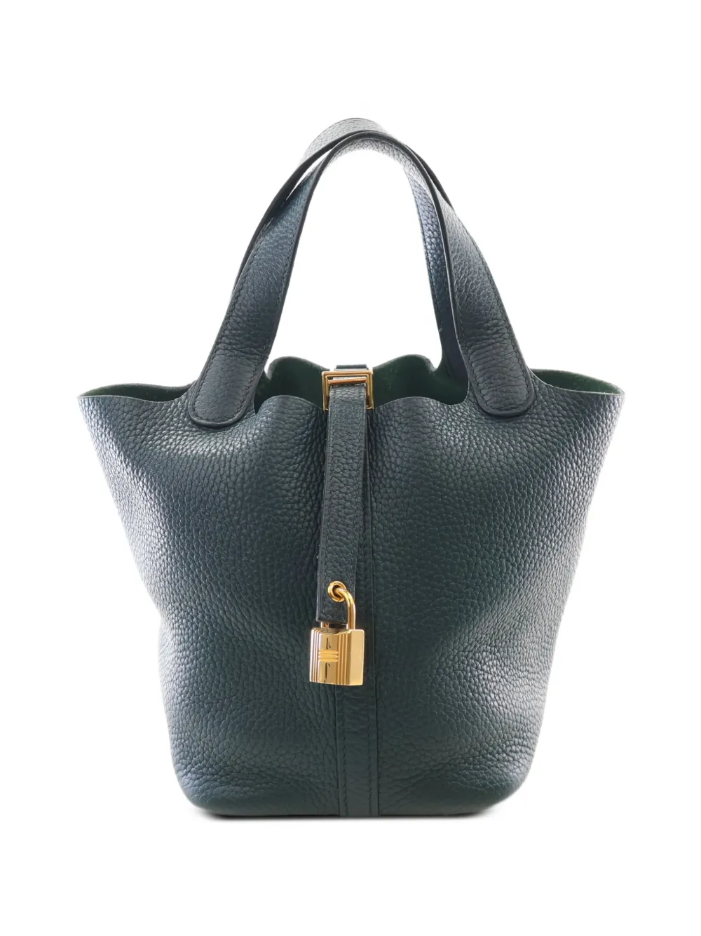 Hermès Pre-Owned 2018 Clemence Picotin Lock 18 handbag - Grün