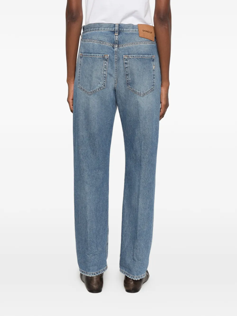 DONDUP cotton jeans Blauw