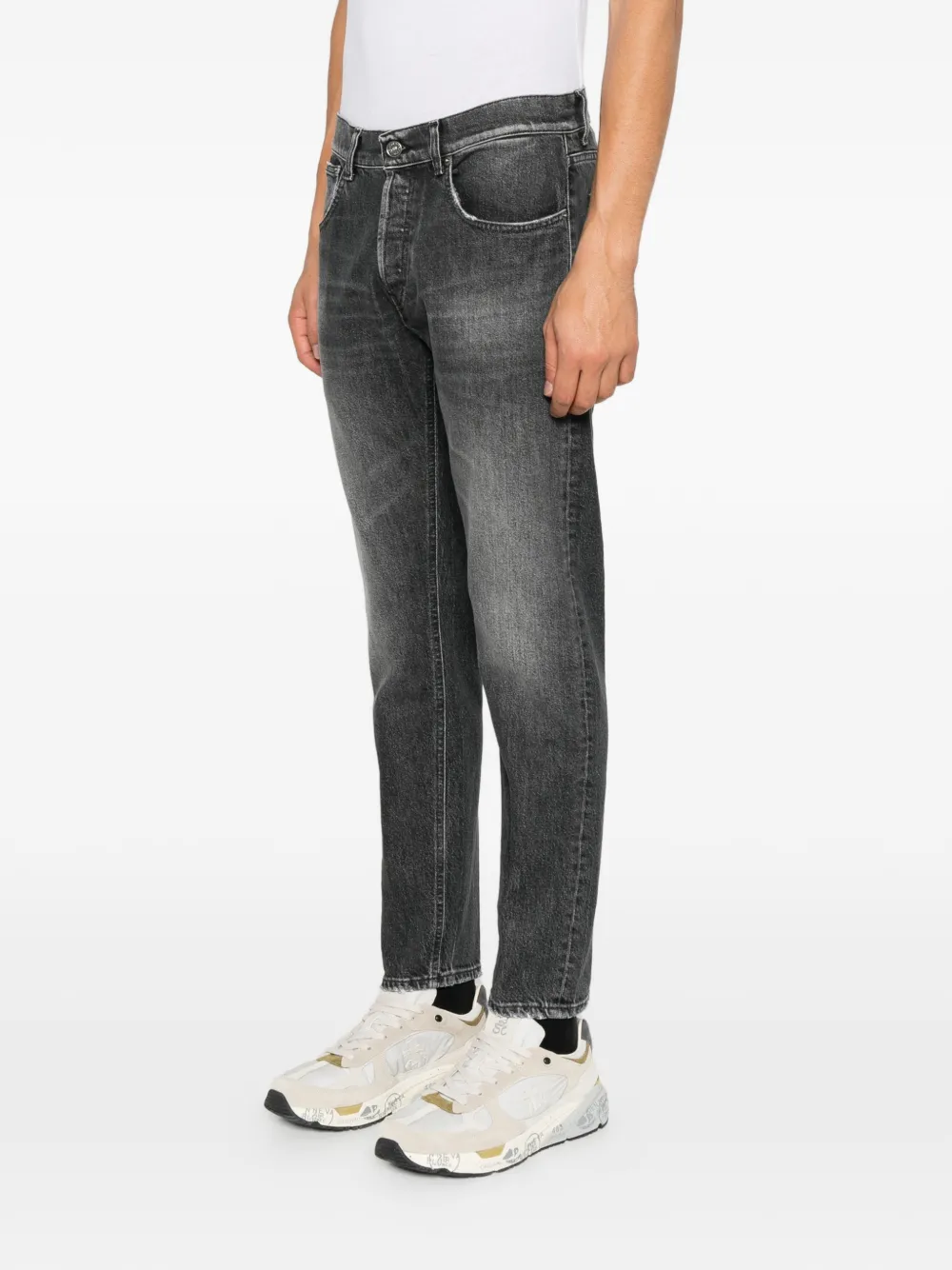 DONDUP Dian faded-effect jeans Grijs