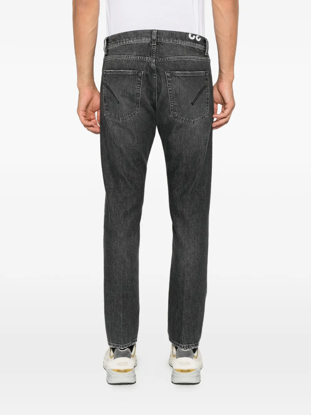 DONDUP Dian faded-effect jeans Grijs