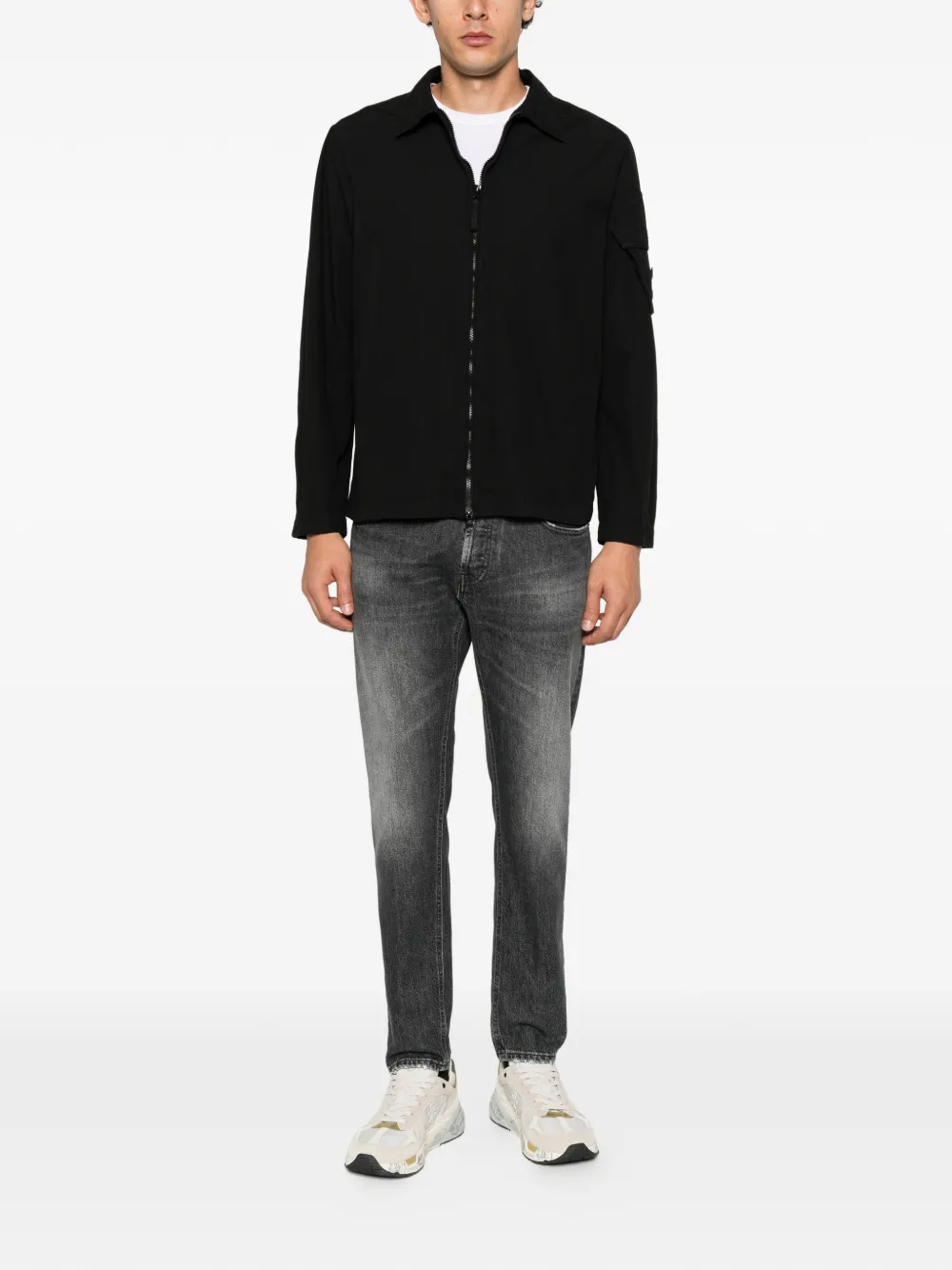 DONDUP Dian faded-effect jeans Grijs
