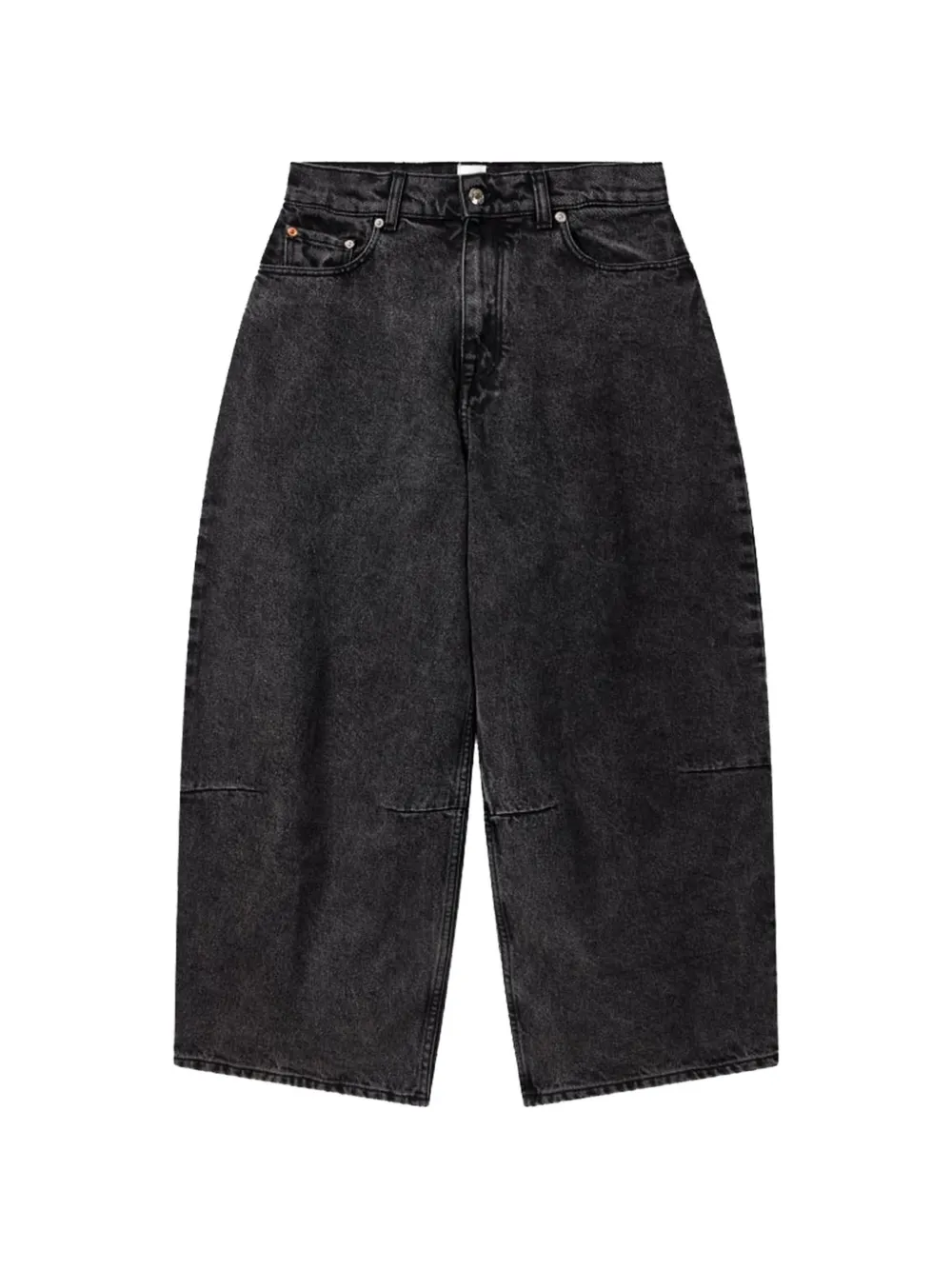 Paul Smith black denim barrel-geg jeans - Schwarz
