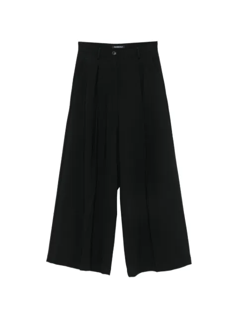 Rundholz pleated wide-leg trousers