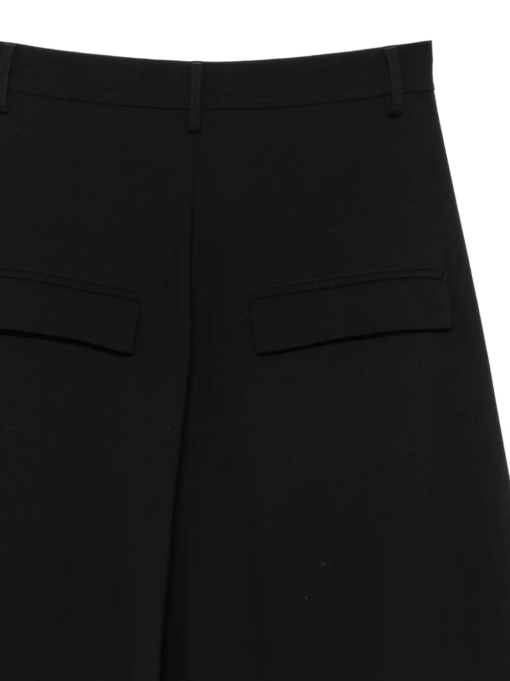 Rundholz pleated wide-leg trousers Zwart