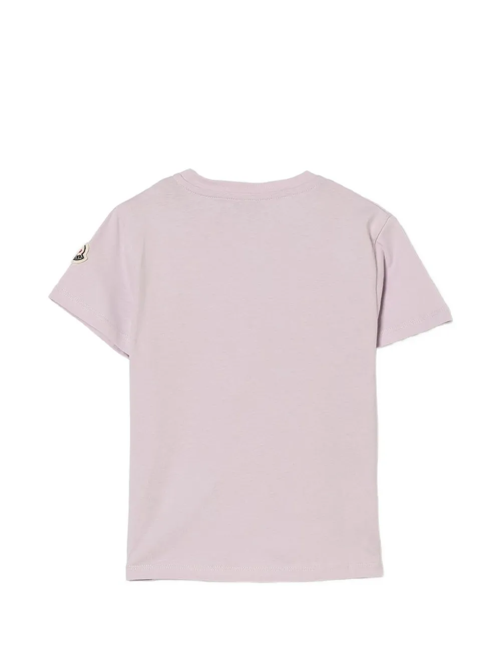 Moncler Enfant logo-embroidered T-shirt Roze