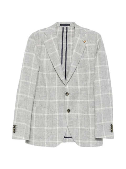Sartoria Latorre check-pattern notched-lapel blazer