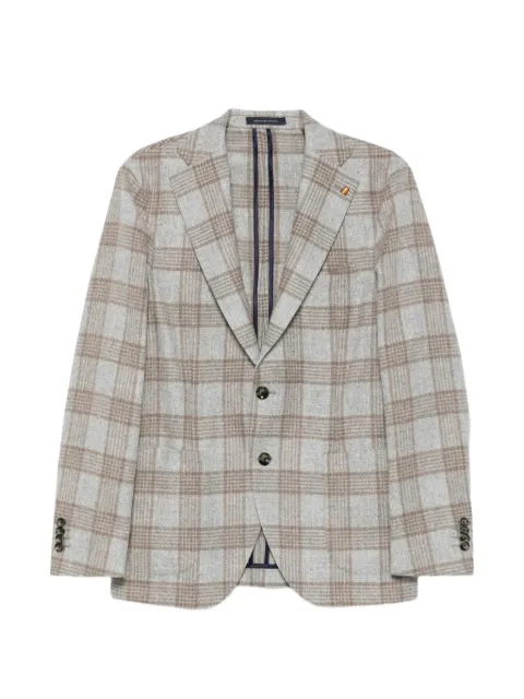 Sartoria Latorre check-pattern single-breasted blazer