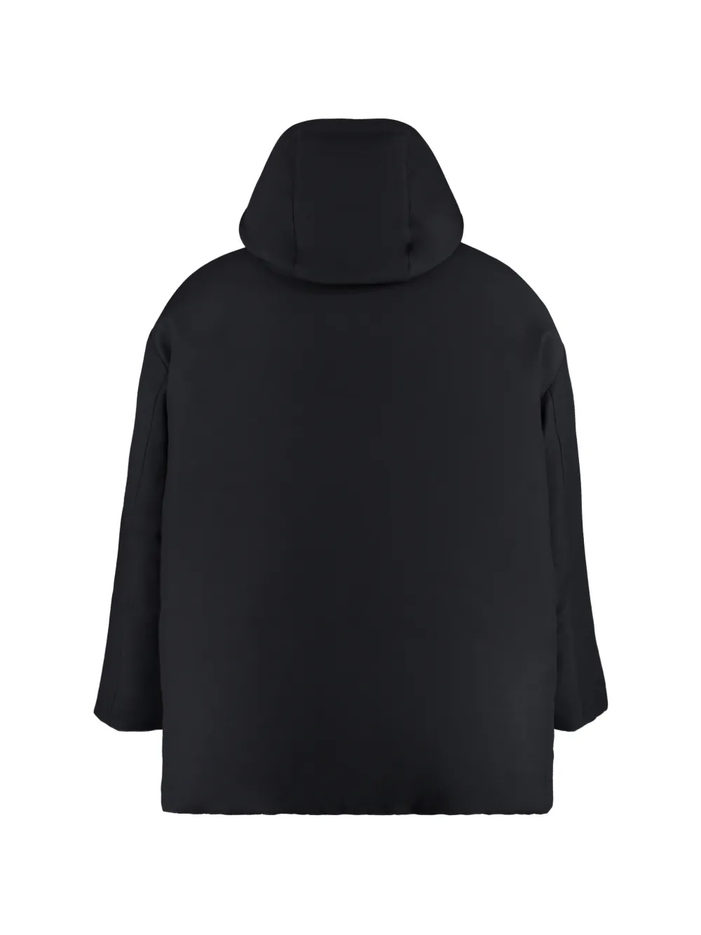 Valentino Garavani reversible hooded puffer jacket Zwart