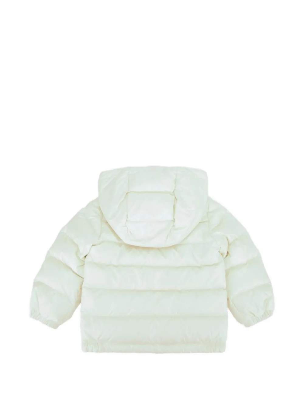 Moncler Enfant Mesles hooded puffer jacket Beige