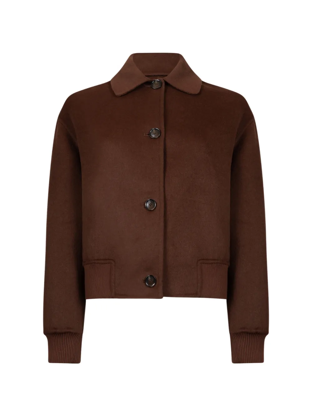 Park Place Greta button-up jacket - Brown