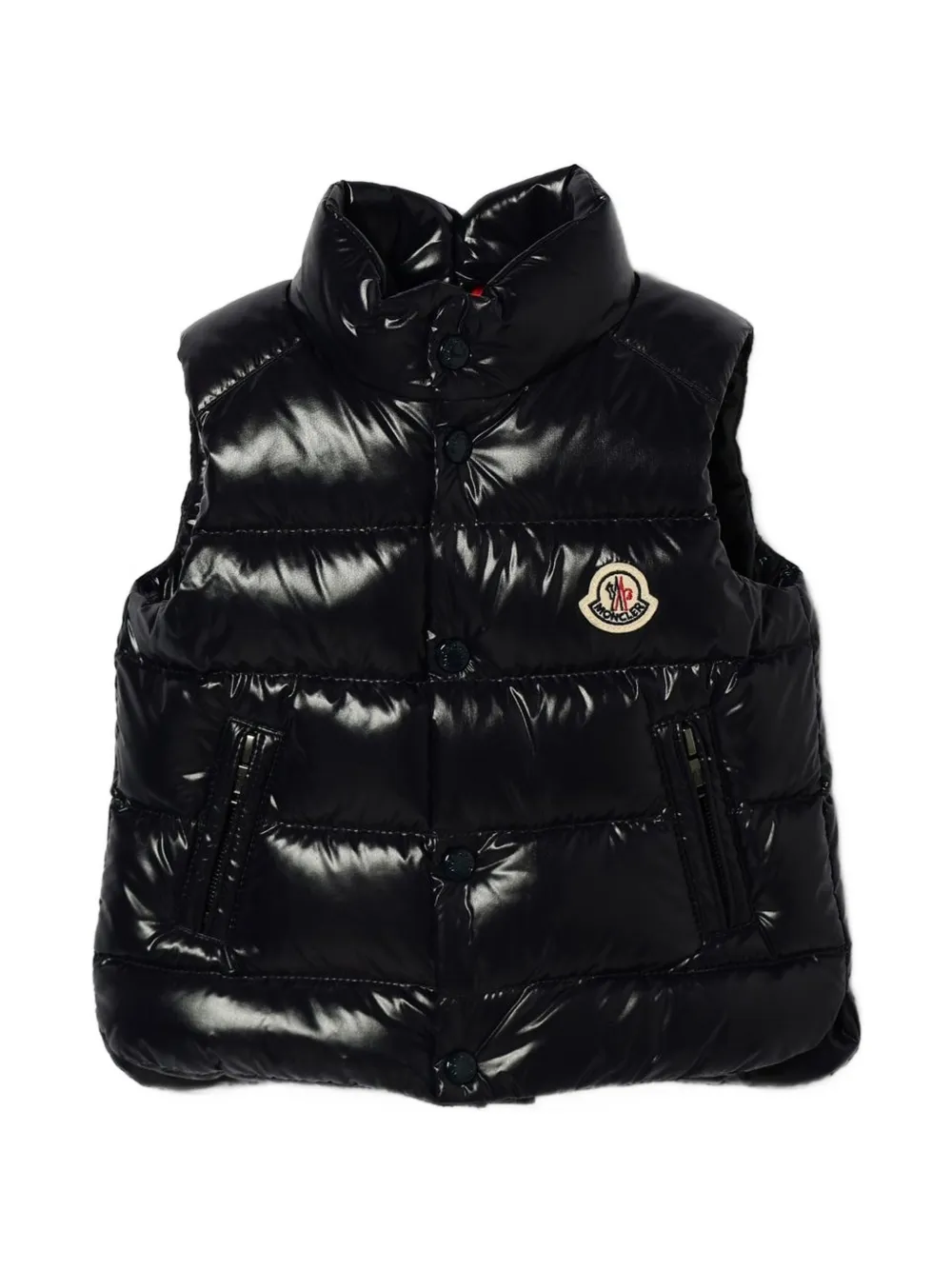 Moncler Enfant Bernard quilted gilet Blauw