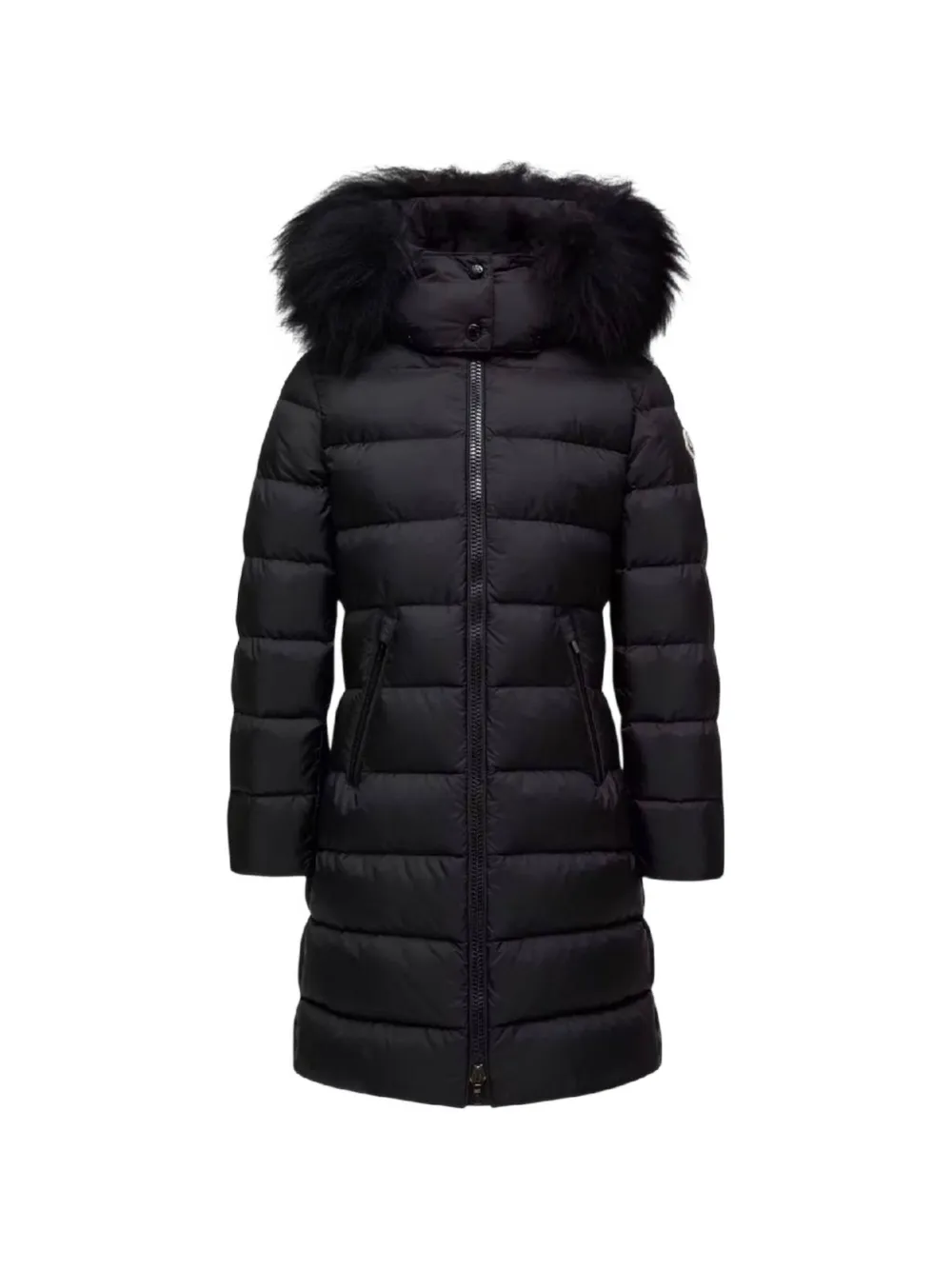 Moncler Enfant Abelle hooded coat Zwart