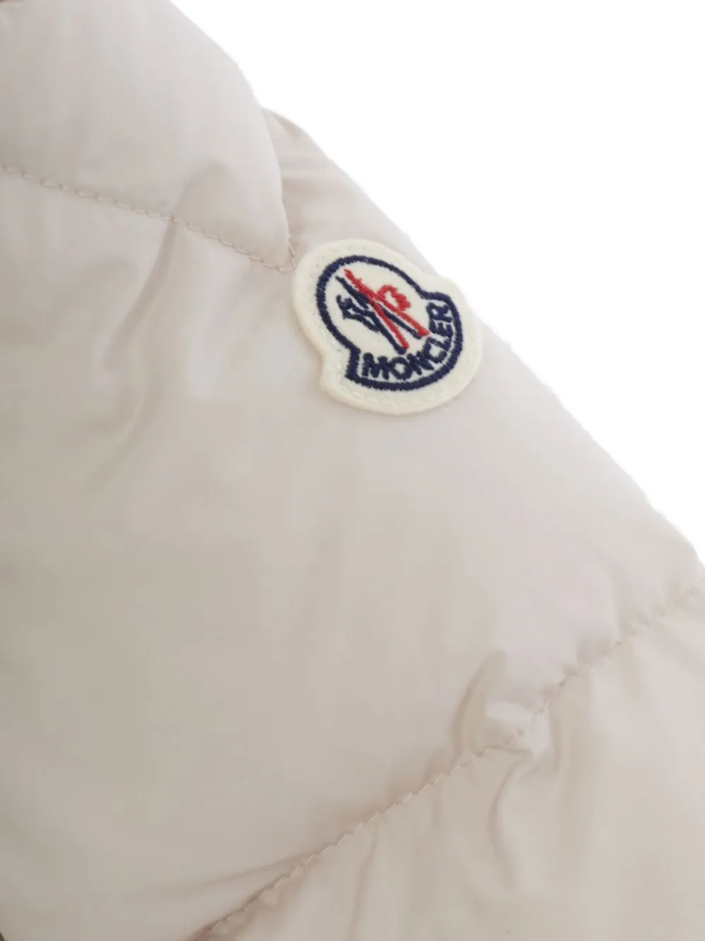 Moncler Enfant Charlotte hooded coat Beige