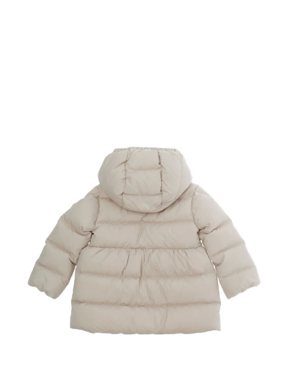 Moncler Enfant Charlotte hooded coat Beige
