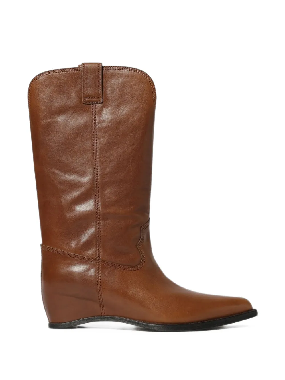 Paloma Barceló Gale pointed-toe wedge boots in Brown