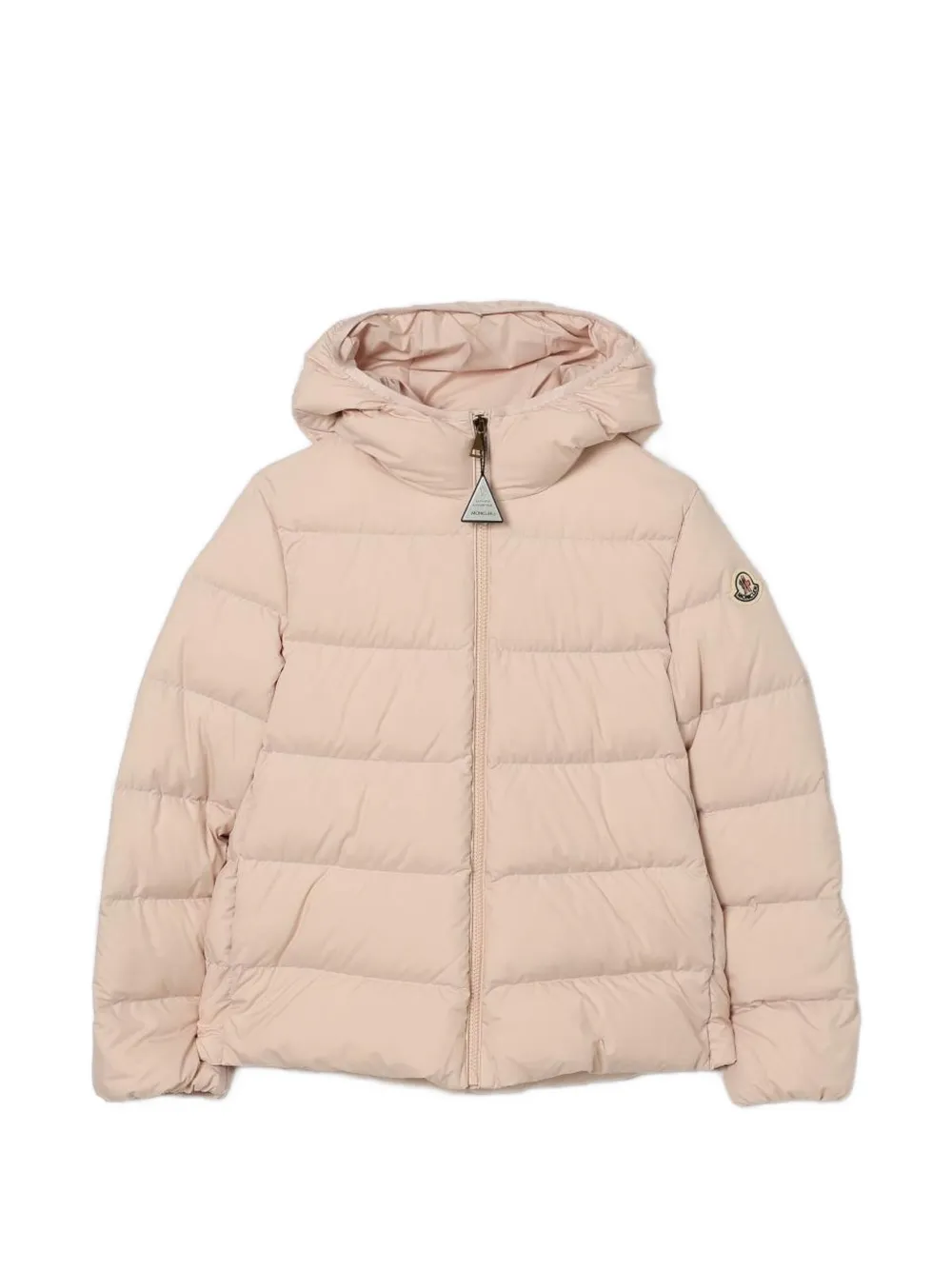Moncler Enfant Beulah quilted hooded jacket Roze