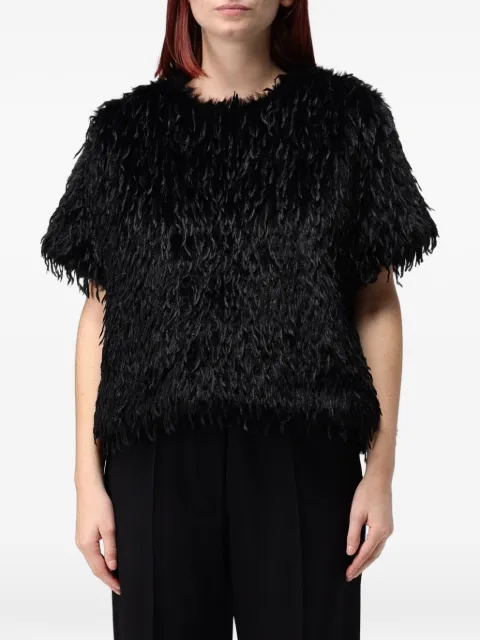 Ter Et Bantine fringed short-sleeve sweater