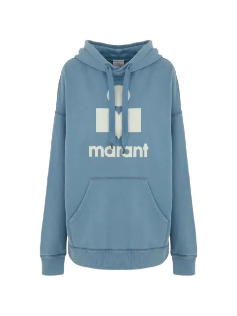 ISABEL MARANT logo-print drawstring hoodie