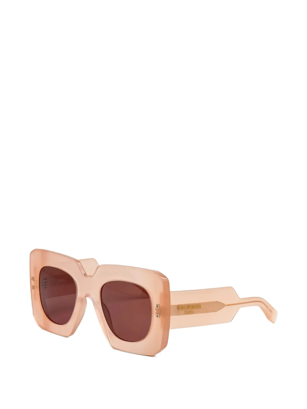Balmain B-Bold square-frame sunglasses Beige