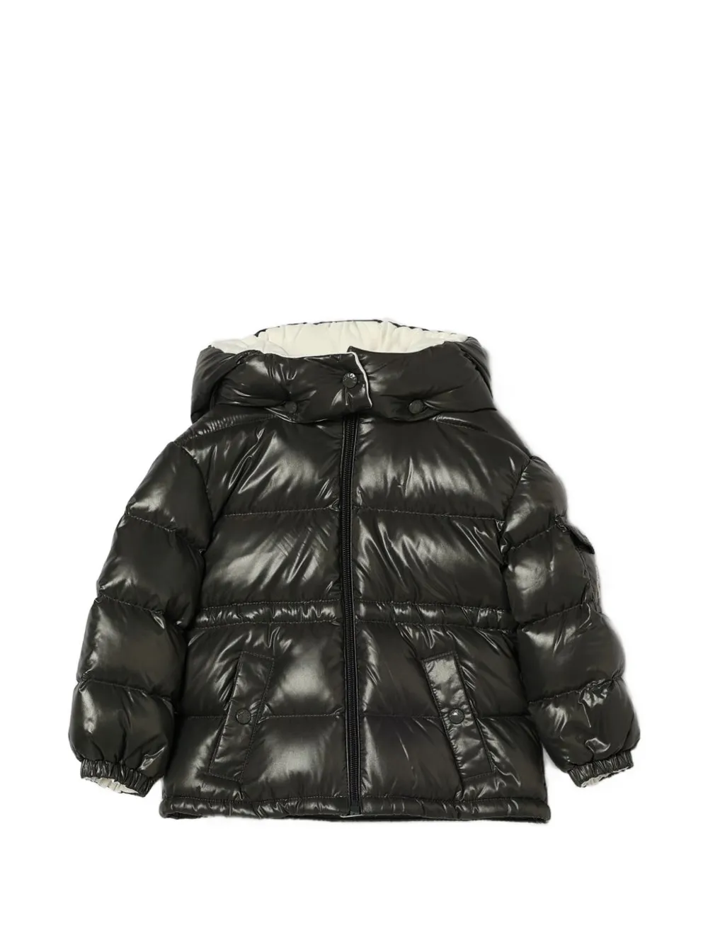 Moncler Enfant Maire quilted jacket Grijs