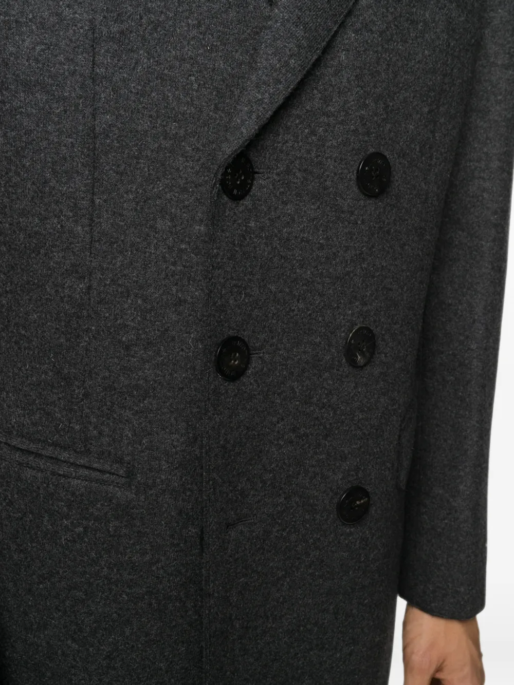 Neil Barrett double-breasted coat Grijs