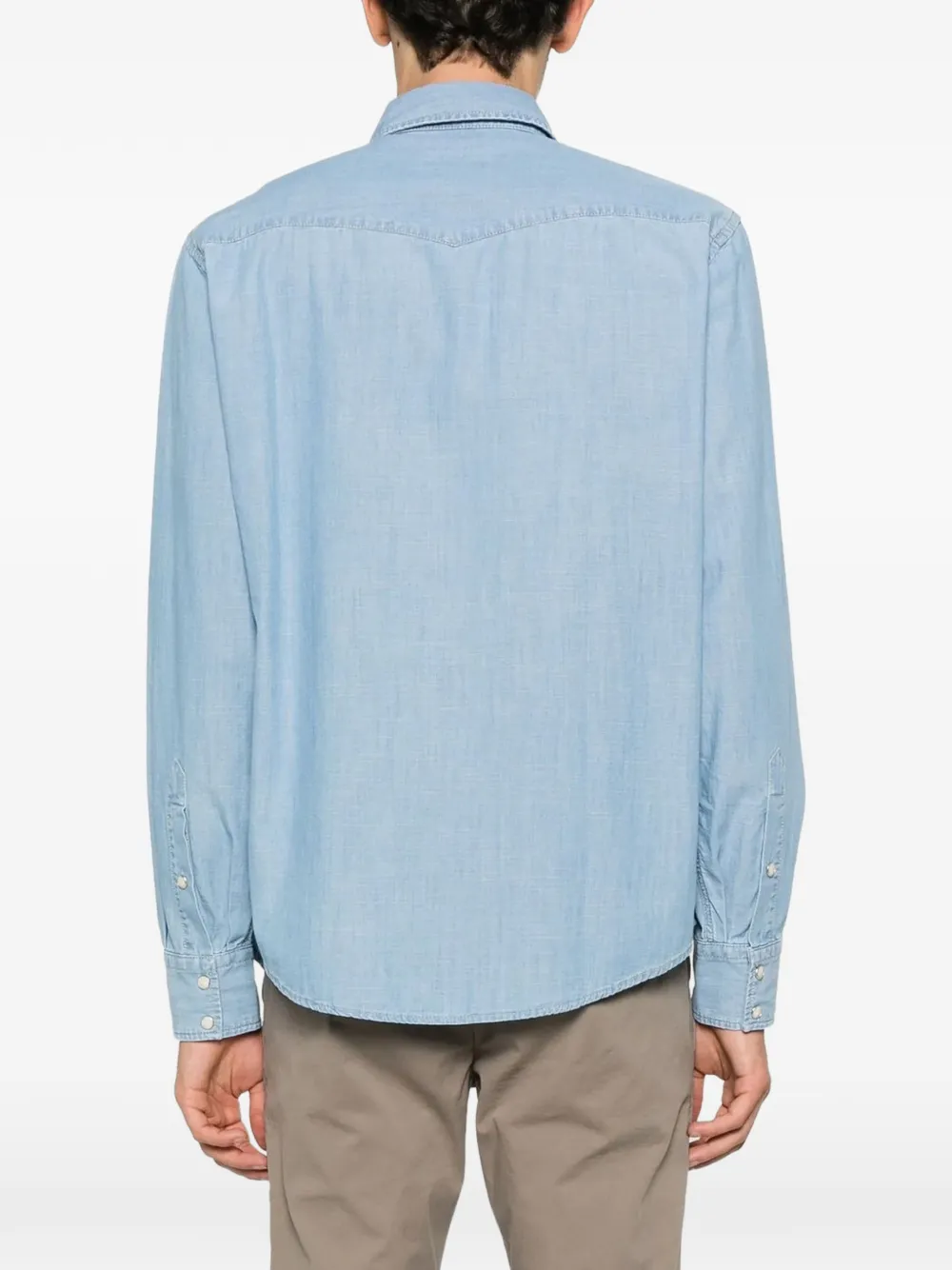 Jacob Cohën Western denim overhemd Blauw