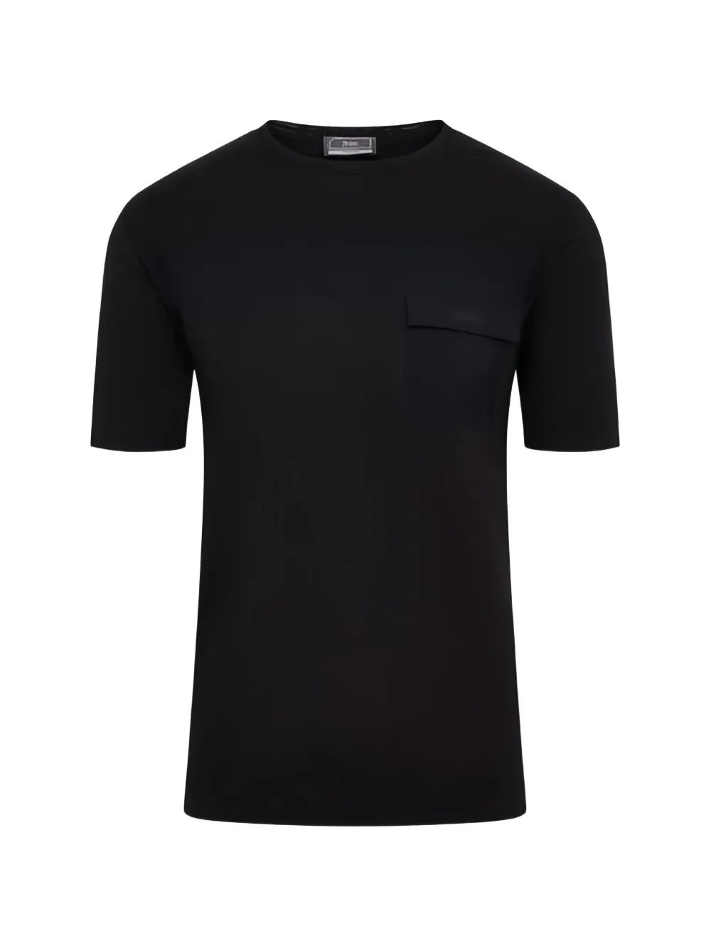 Herno jersey chest-pocket T-shirt - Schwarz