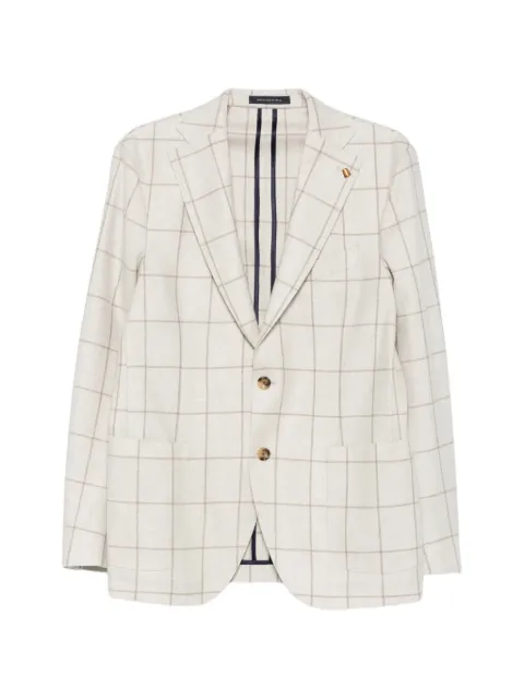 Sartoria Latorre check-pattern wool blazer