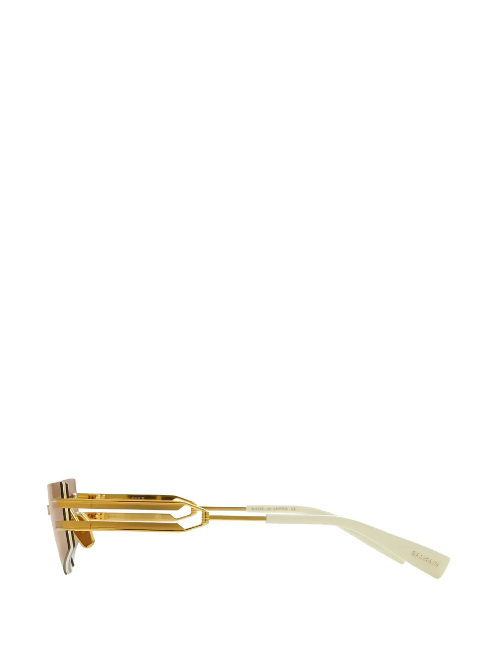 Balmain Eyewear Fixe geometric-frame sunglasses Goud