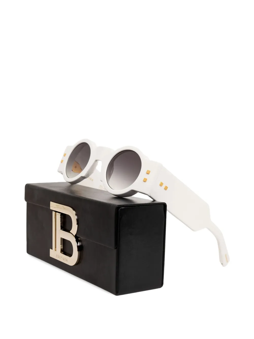 Balmain Eyewear Olivier round-frame sunglasses Wit