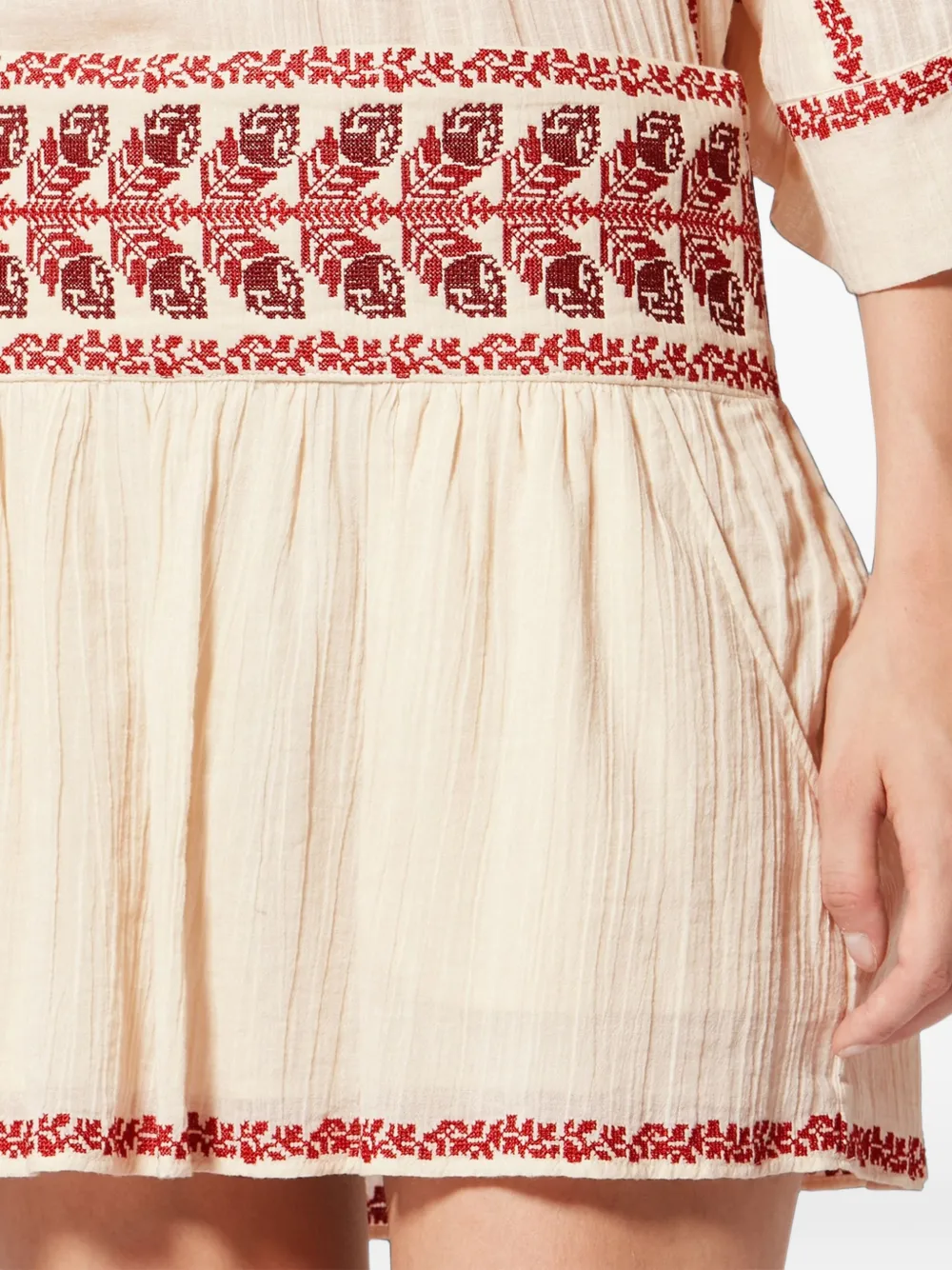 ISABEL MARANT Picadilia skirt Beige