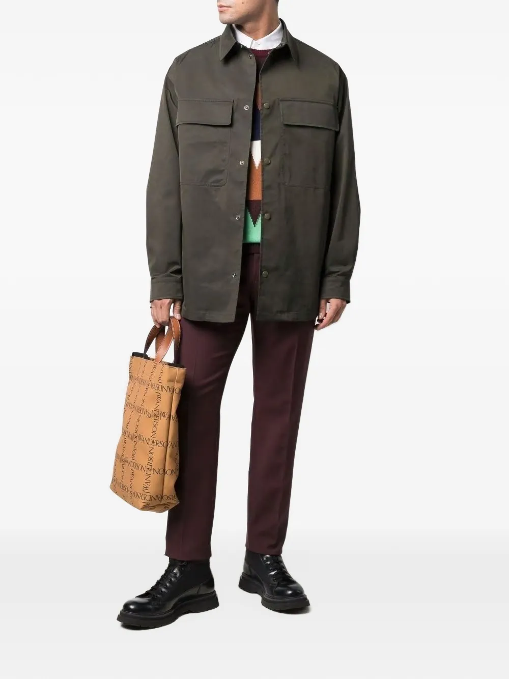 Valentino Garavani shirt-style jacket Groen