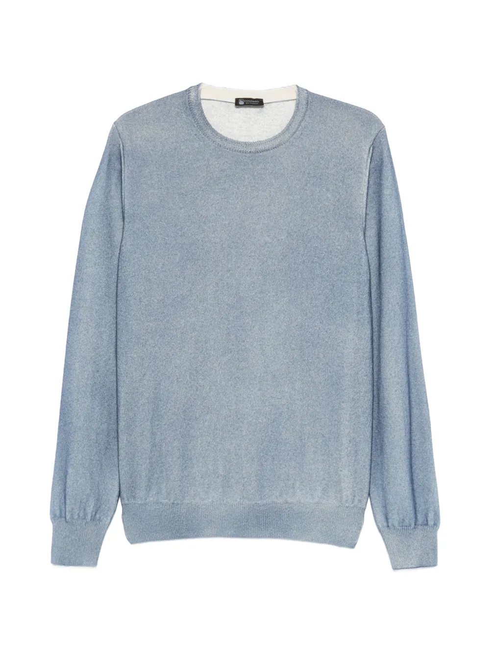 Colombo crew-neck long-sleeve sweater Blauw